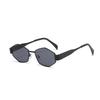 MEW 2PACK Diamond Shaped Glasses Triumphal Arch Fashion Internet Famous Sunglasses Metal Sunshade glasses  Trend