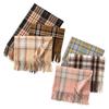New Autumn and Winter Maillard Scarf Light Luxury and High End Korean Style Tassel Fashion Versatile High End Warm Scarf