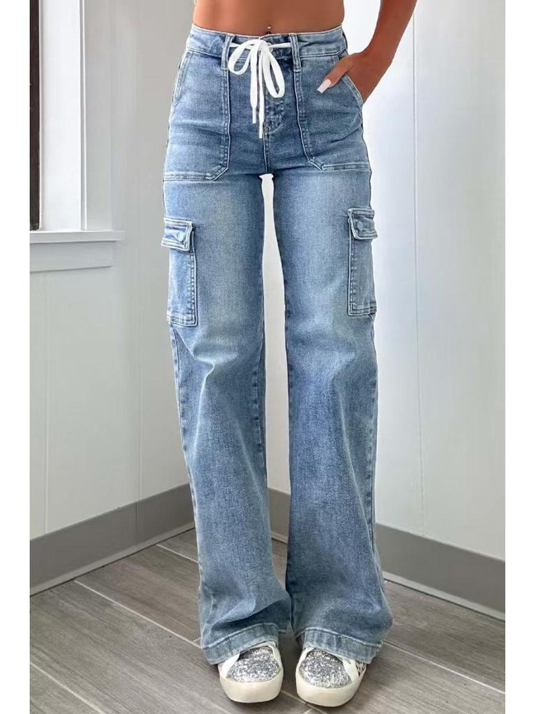 Women's Straight-Leg Jeans - American Casual Workwear Style