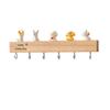 Creative Wooden Key Rack with Cute ornament Clothes Coat Hooks  Bedroom Accessories