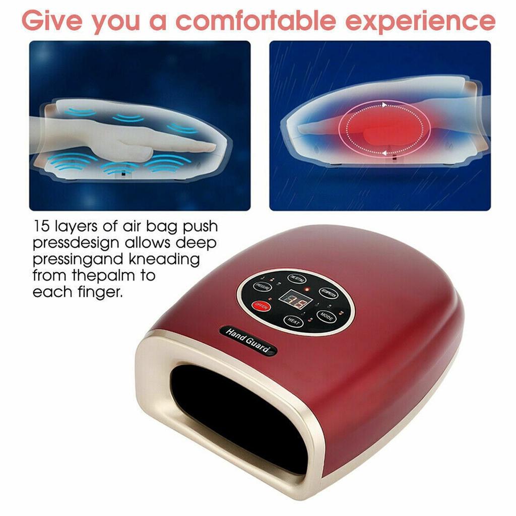 3 Modes Hand Electric Massage Instrument Beauty Hand Beauty Care Tools Relieve Finger Numbness Pain Care Relaxation Tool Electric Palm Massager