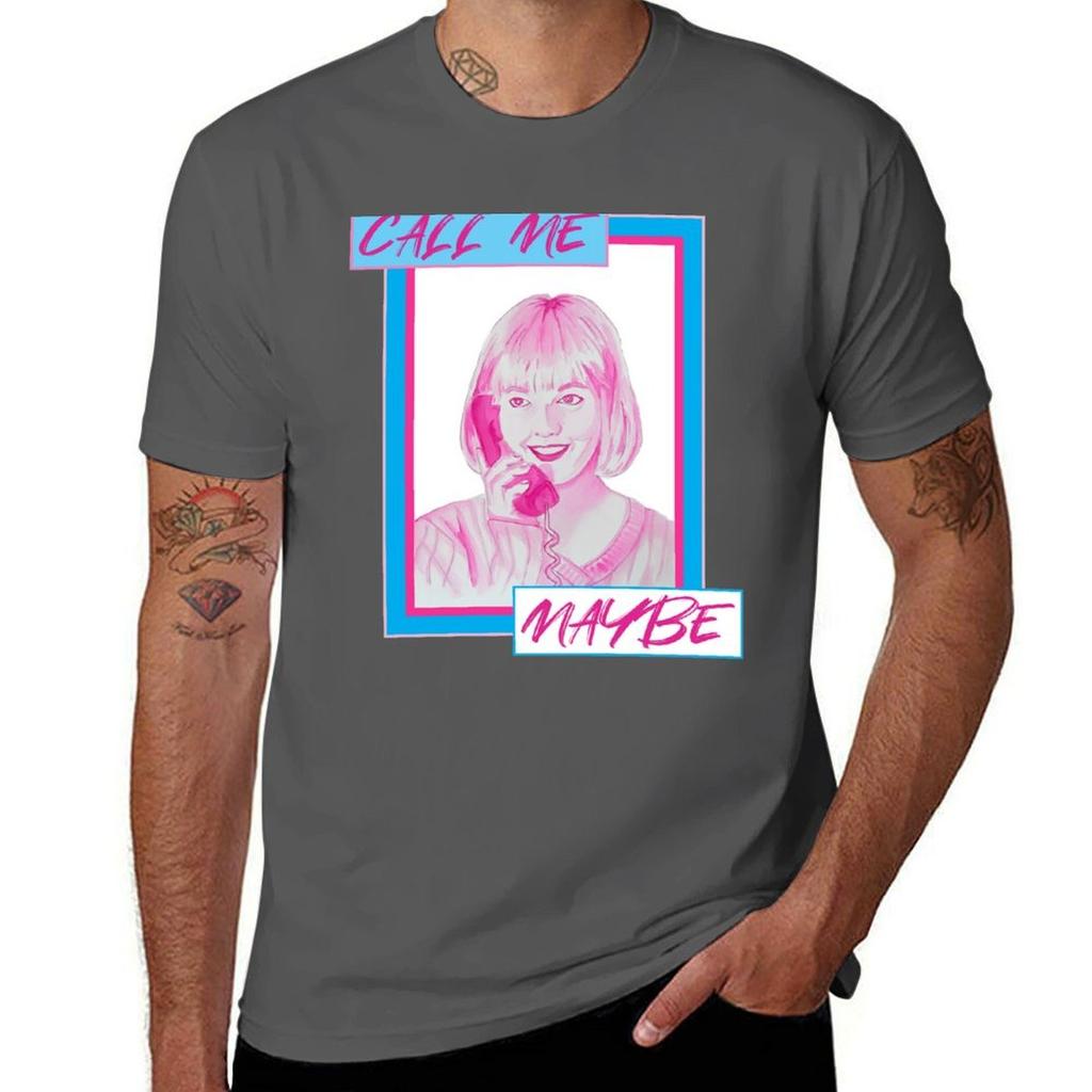 Call Me Maybe Tshirt Basic Breathable Solid Color Tshirt