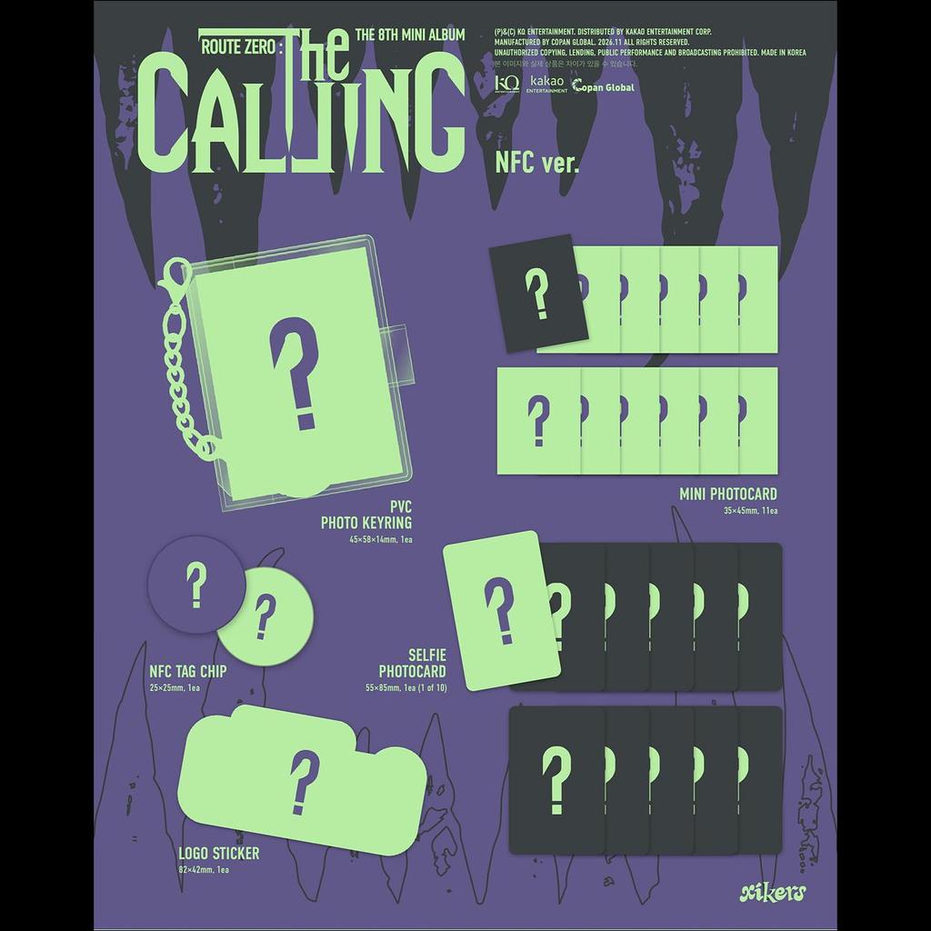 [Pre-order] xikers 8th Mini Album ROUTE ZERO The CALLING NFC Ver KPOP Sealed + Free Gift