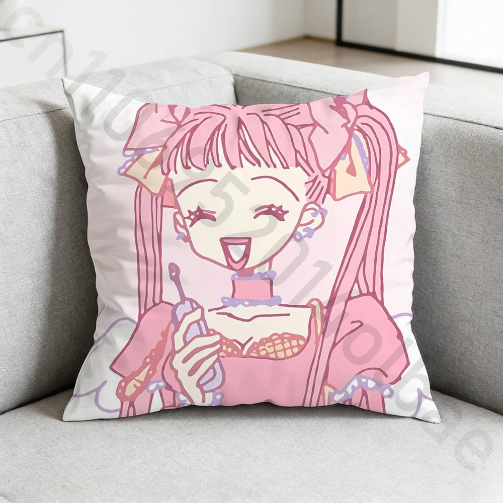 Miwako PParadise KKiss Pillowcase Casual Style Decoration Suitable for Home Decoration Excluding Pillow Core