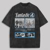 Retro The Fantastic  Acid Wash Oversize Cotton TShirts Avengers Superhero Summer Casual Comfortable Loose Casual OversizeTee
