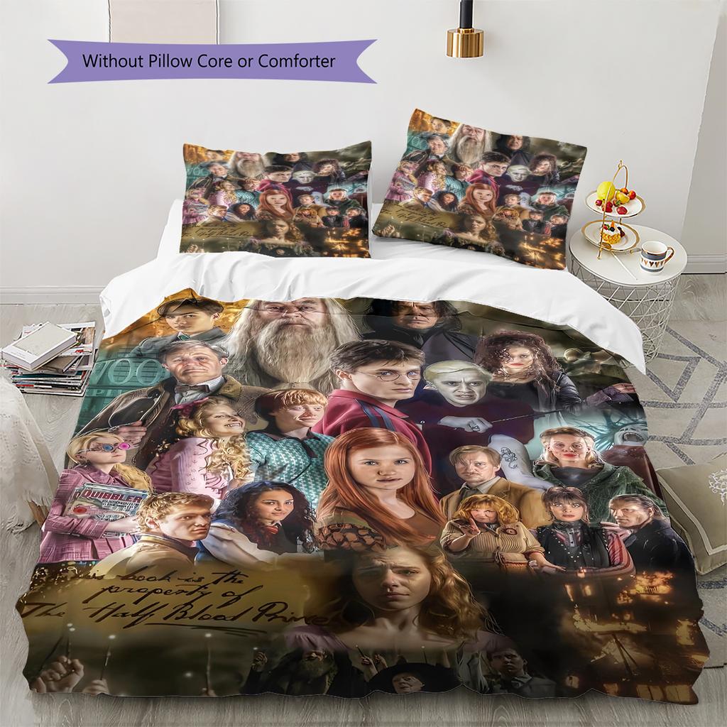Steel L-plate Pattern Bedding Quilt Set Quilt Cover Pillowcase Home Decoration Gift (1 * duvet cover + 2 * pillowcase, without core)