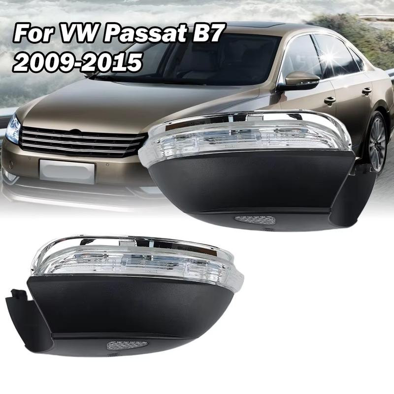 Rearview Mirror Turn Signal Light For Volkswagen Jetta MK6 Passat B7 CC Beetle Eos Scirocco Yellow LED Lamp Wing Car Accessories