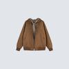 Unisex Brown Hooded Oversized Streetwear Sweatshirt Casual Long Sleeve Pullover Teens