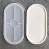 DIY Tray Resin Mould Craft Oval Jewelry Making Mould Plate Dish Ashtray Mould
