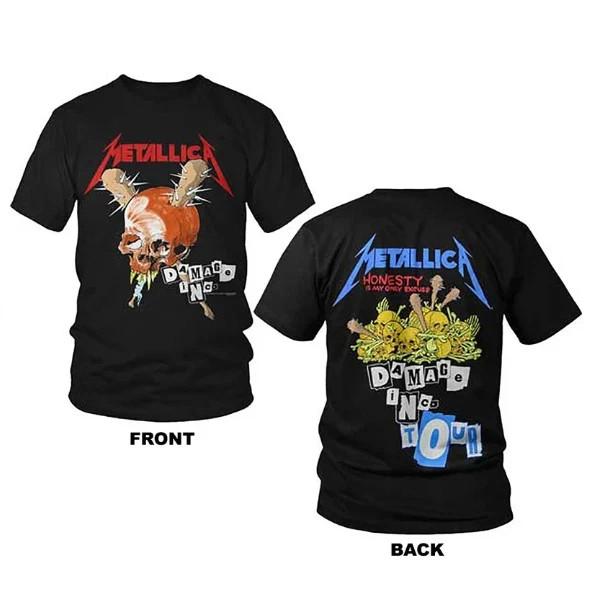 Metallica Damage Inc Skull Tour 1986 , All Size S-4XL Unisex T-Shirt S