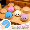 Dumpling Squishy Toys, 4Pcs Mystery Squishy Dumpling Toy, Dumplings Fidget Sensory Toys Anxiety Relief, Cute Squishies Dumplings Stress Balls