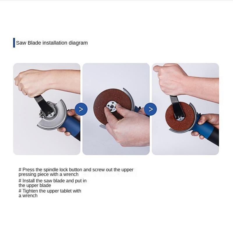 Dongcheng Angle Grinder S1M-FF09-100S Angle Grinder Handheld Cutting Machine Multifunctional Hand Grinding Wheel Dongcheng