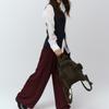 Pleatsmama Glitter Black Brown New Bow Backpack