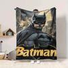 1pc Batman Hero Flannel Throw Blanket Lightweight Soft Warm All Season Blanket for Sofa, Bed, Travel, Camping L1024143