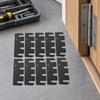 10 Pieces Door Hinge Repair Shim Coated Finish Easy to Install Hole Filler Plate for