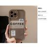 Coffee English Label Apple 17 Pro Max Phone Case iPhone 15 Retro 11 Compatible 14 Hand Strap 16 Huawei