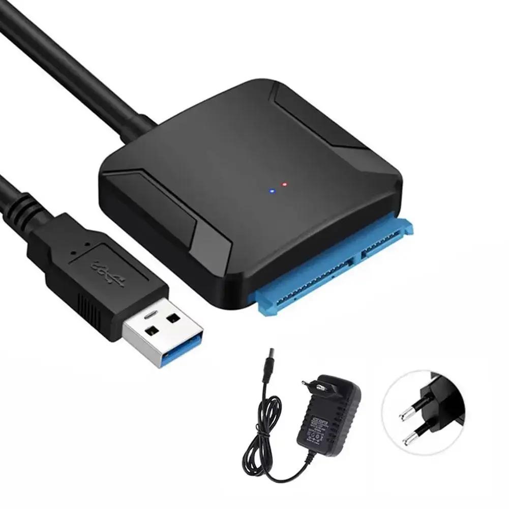 NEW USB 3.0 To Sata 3 Adapter Converter Cable USB3.0 Hard Drive Converter Cable For Samsung Seagate WD 2.5 3.5 HDD SSD Adap U9Y5