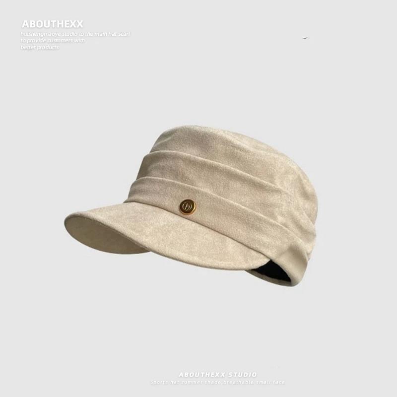 Horse Riding Hat For Women With Warm Velvet Fabric Casual Autumn Winter Accessory
