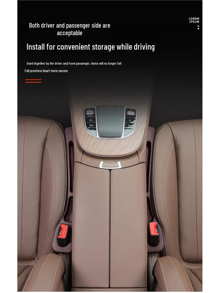 Honda CR-V/Accord/Civic/XRV/Breeze Seat Gap Filler & Leakproof Storage Box