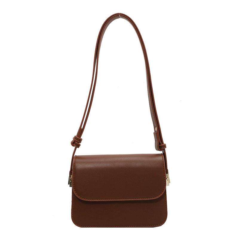 Fashion Small Square Bag Women's New Solid Color Versatile Messenger Bag Shoulder Bag