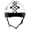 S-ONE LIFER White Gloss Checkers - Casque