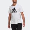 adidas Printed Big Logo Essentials Tee Short Sleeve Men's White GK9121