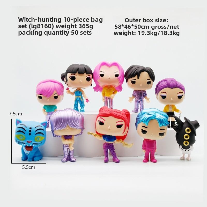 Witch Hunter Tiger Star Figure Peripheral Animation Game Doll Doll Model Tabletop Ornament