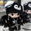 Dimoo Secret Theater Club 15cm Doll Outfit Black Wing Knight Costume Set With Detachable Wings