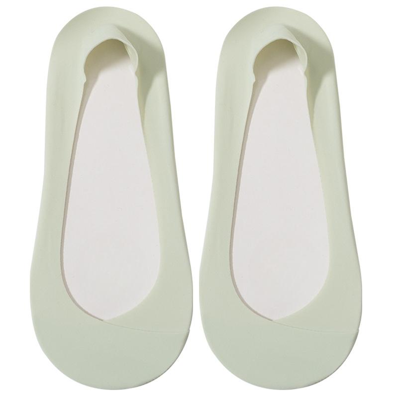 Women's Summer Thin Breathable Shallow Mouth Invisible Ice Silk Boat Socks