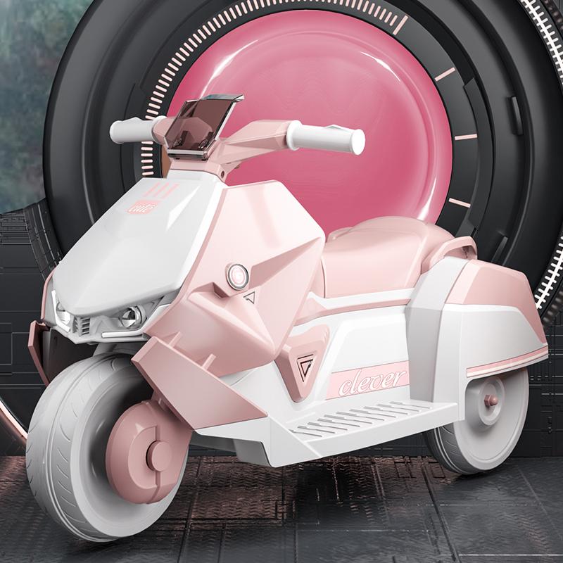 Children Electric Motorcycle Kids Tricycle 1-8 Years Old Male and Female Baby Charging Remote Control Toy Car Can Ride On