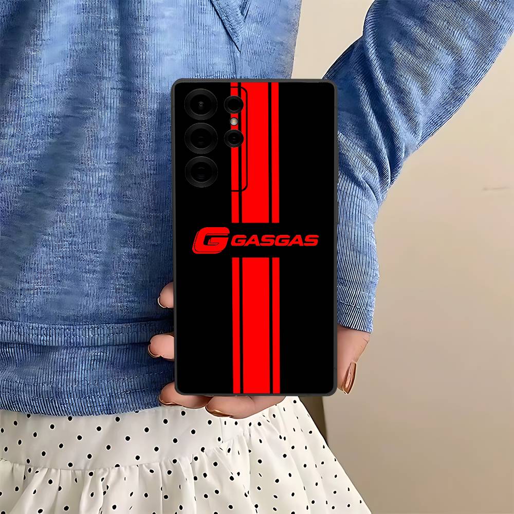 

G-GasGas Red Motorcycle Phone Case For Samsung S 24 Fe 25 Ultra Plus 20 Lite 21 30 22 23 24 22 Ultra 5G Fundas Samsung S25