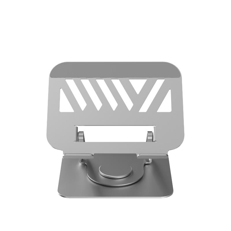2025 Rotatable & Foldable Laptop Riser: Alloy Heat-Dissipation Stand with Flat, Rotating Monitor Feature.