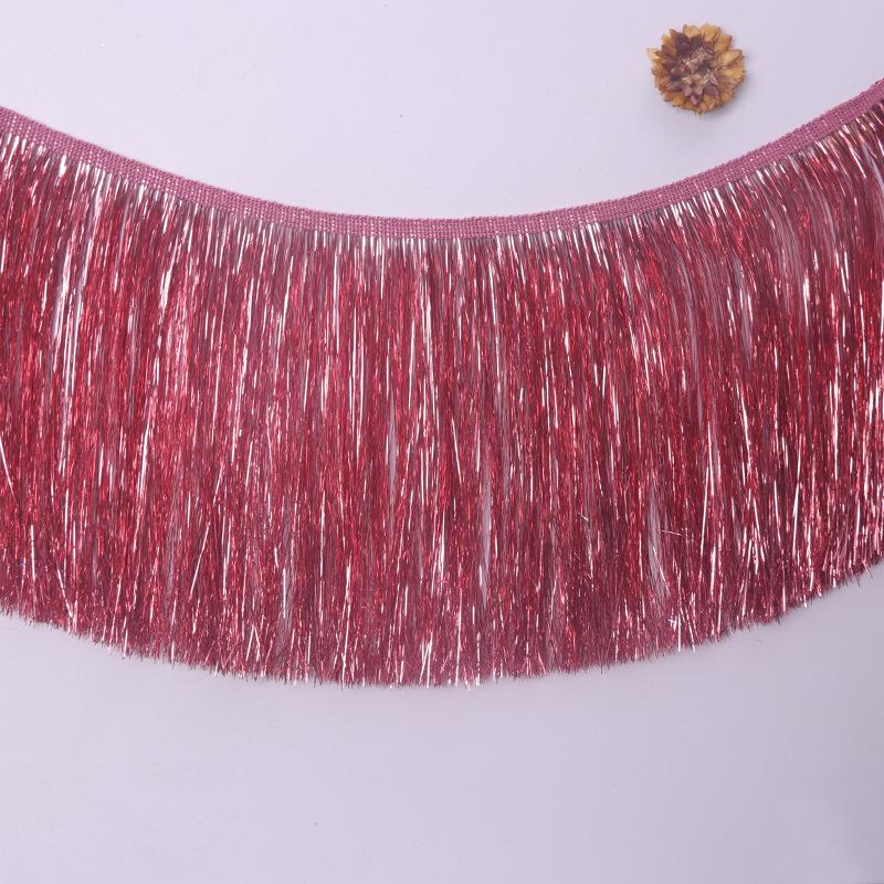 10yard 15/20cm Sequin Tassel Fringe Latin Dress Lace Trims Stage Clothes Decoration Ribbon Tape DIY Sewing Accessories