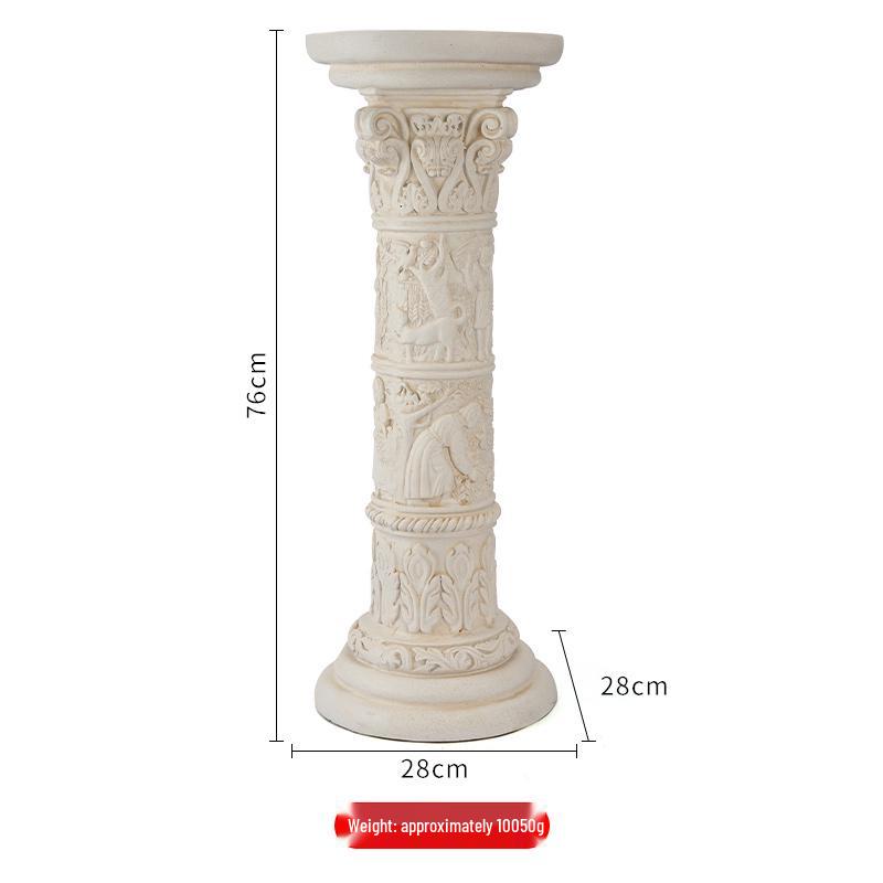 Europäischer Römischer Säulen Blumentopf: Retro Garten Hochzeitsdekoration Ornament