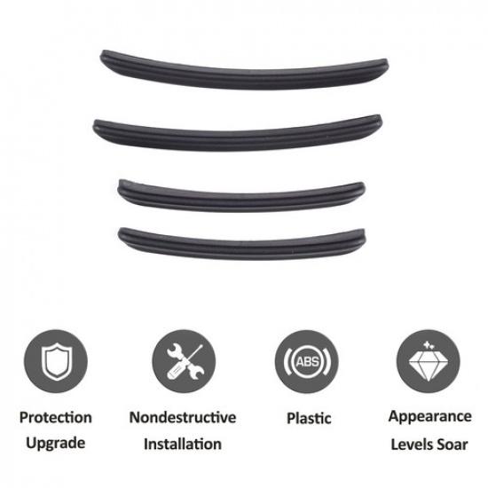 4PCS Bumper Fender Wheel Eyebrow Arch Sticker For Jaguar F-TYPE 2013-2024