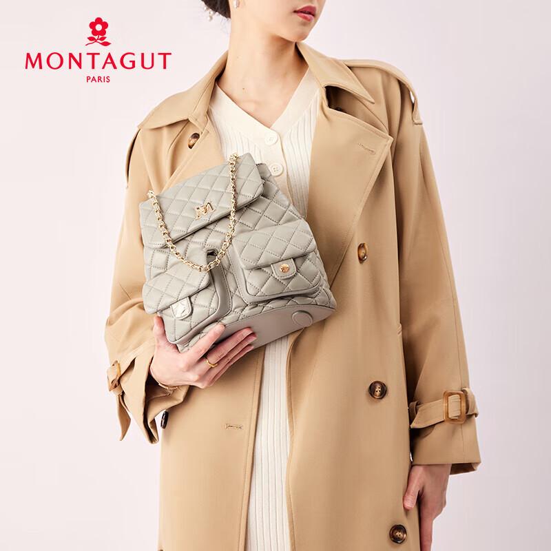 Montagut Women s Quilted Sheepskin Backpack