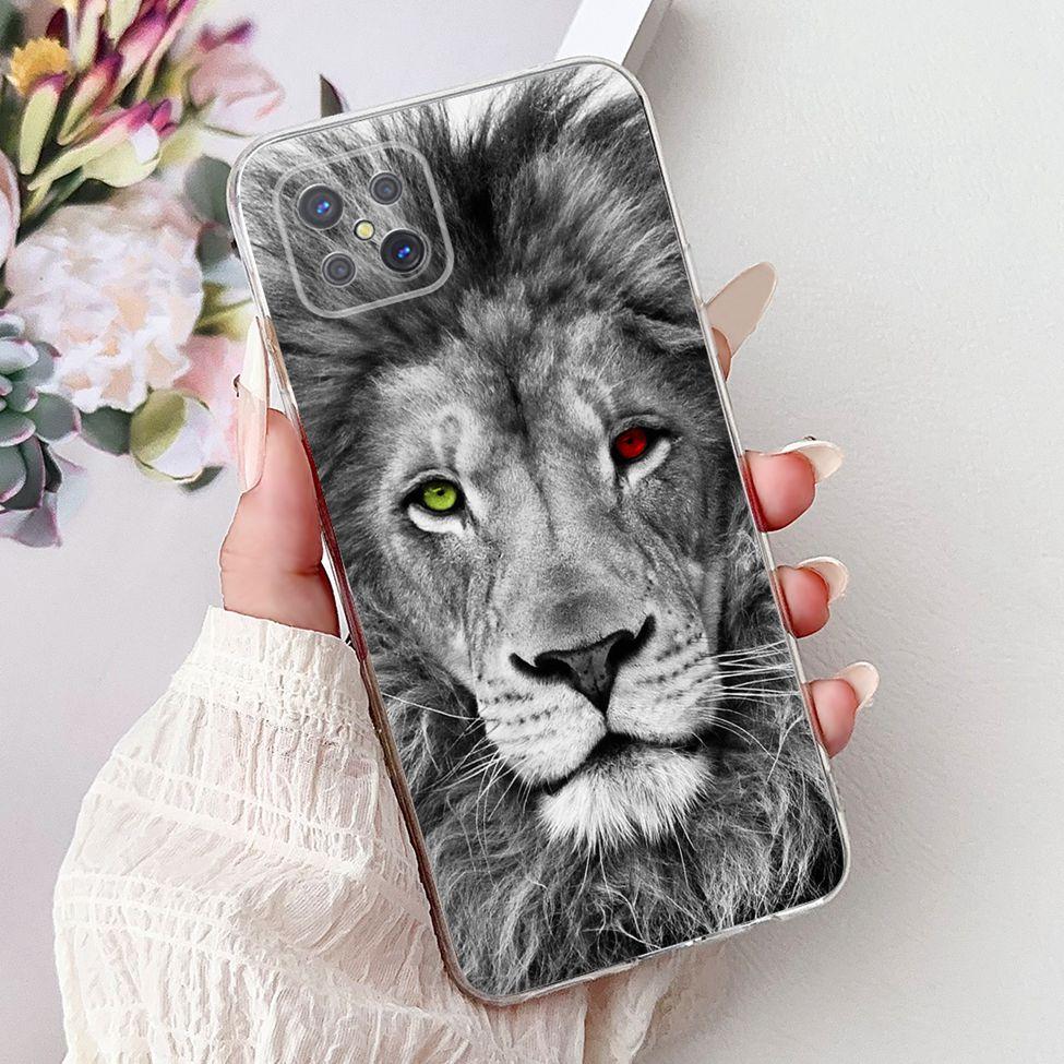 Clear For Oppo Reno 4Z 5G Case Cover CPH2065 Cute Cat Fashion Flowers Painted Soft Back Cover For Oppo Reno4 Z 5G Phone Case