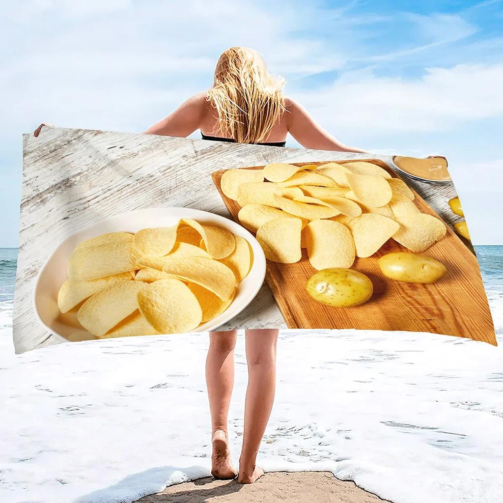 Strawberry Beach Towel Summer Fruit Pineapple Beach Towels for Adults Beach Pool Spa Gym Travel Microfiber Large Travel Holiday