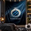 Wall Hanging Tapestry Club Brugge FC Print Cloth for Living Room Bedroom Home Decor