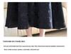 2026 Spring Plus Size Women's V-Neck Long Sleeve Slimming Wide Hem Dress