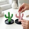 Creative Cactus Ring Holder Funny Cactus Trinkets Plate Jewelry Storage Tray  Home Ornaments