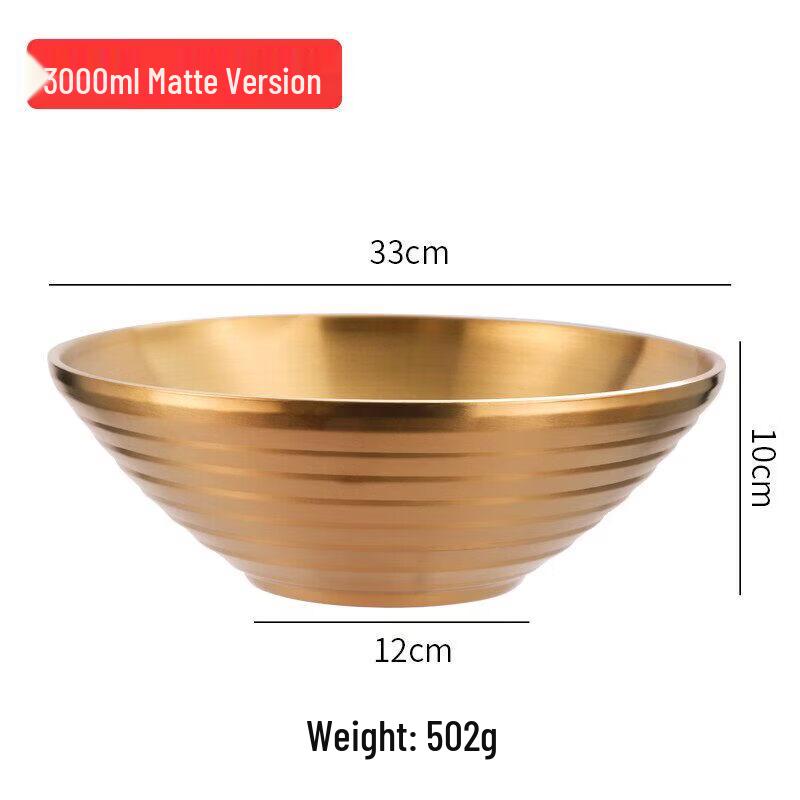 304 Stainless Steel Large Soup Noodle Bowl