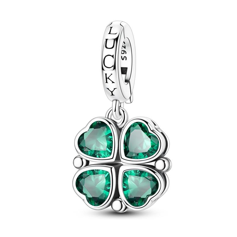 Exquisite 925  Silver The Frog Prince Beads & Cactus Dangle Charm Fits Bracelet Boutique Green Pendant Gifts