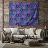 Floral Tapestry Wall Hanging Botanical Flower Pattern Decor Aesthetic Room Divider Nature Inspired Dorm Room Backdrop Vintage Vi