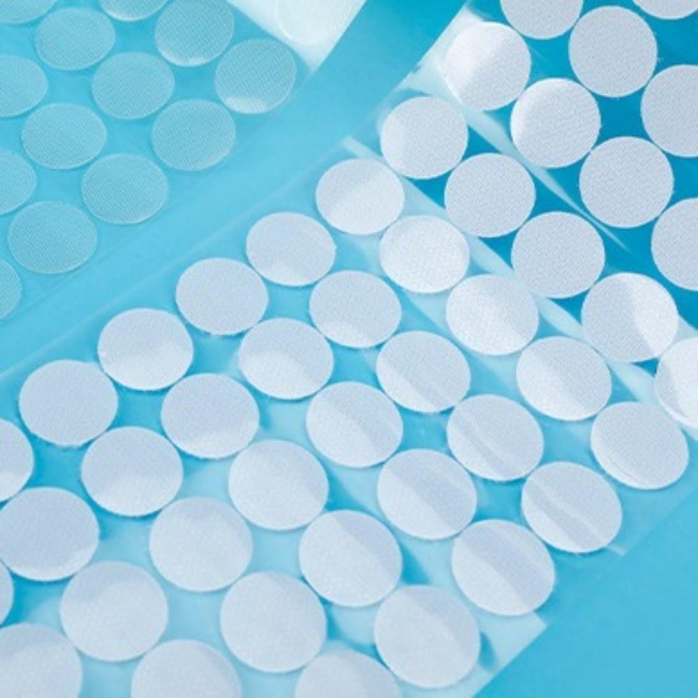 500/504 Pairs Felt Stickers Fastening Dots Tape Sticky Back Round Coins Sticker  Handwork