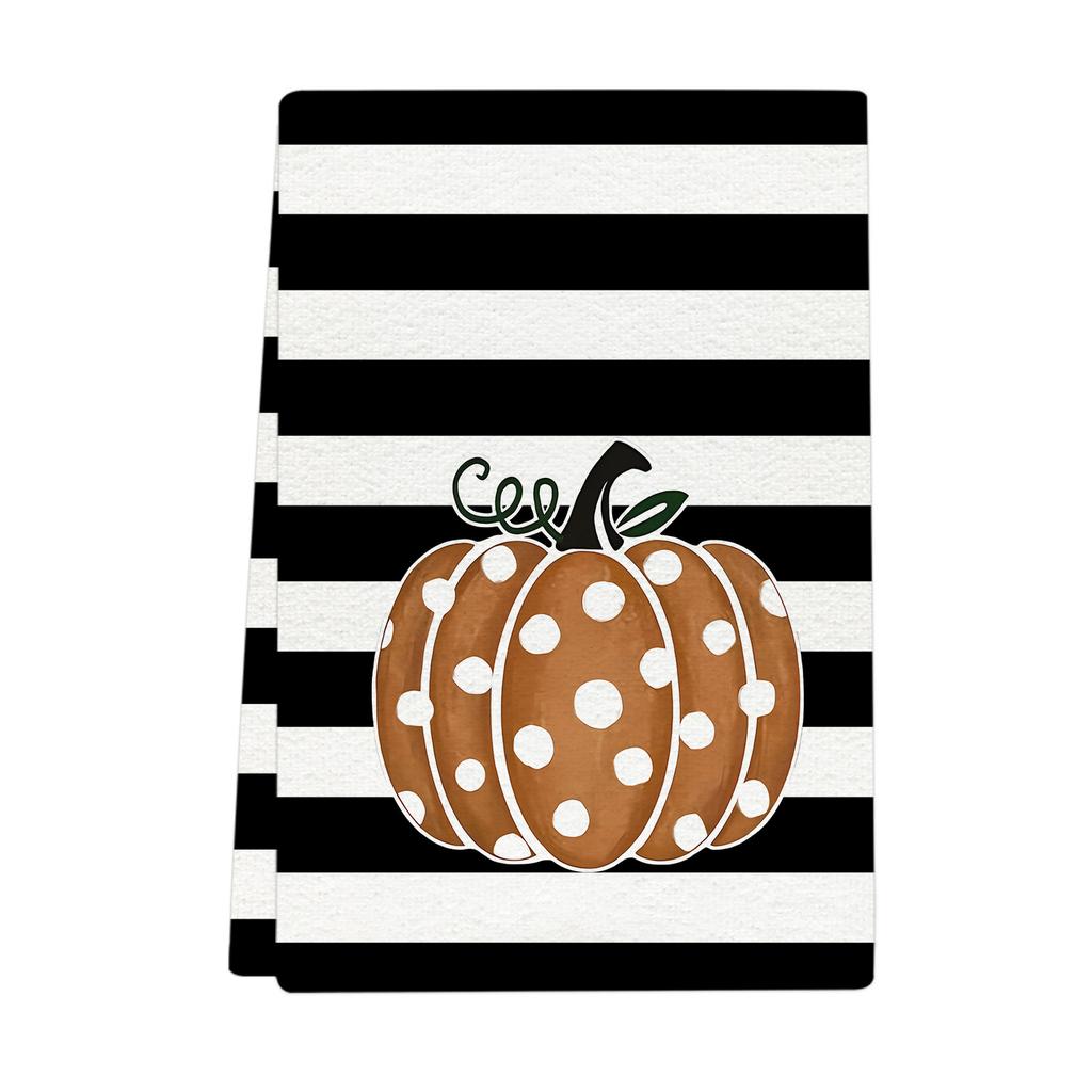 Halloween towel ornament gift microfiber printing kitchen towel special dish towel rag