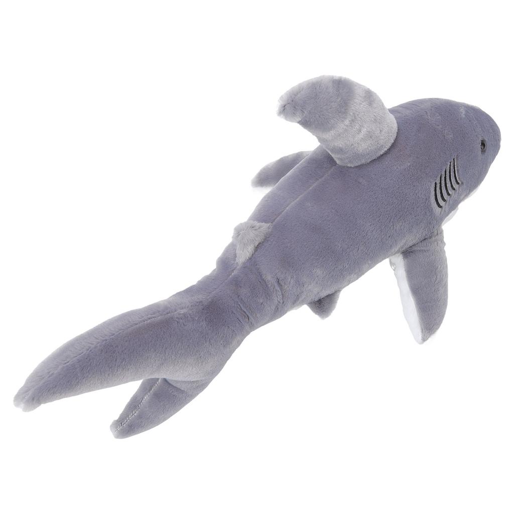 Shark Plush 27.5in Long Lifelike Appearance Vivid Colors Soft Washable Surface Stuffed Shark for