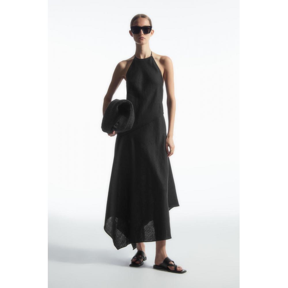 

COS Japan асимметричное платье с воротником-хомутом