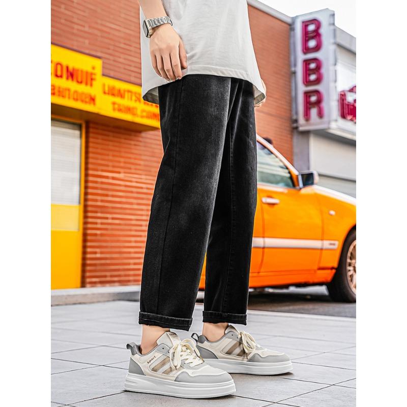 Men‘s Shoes Thick-Soled Mesh Breathable Youth Casual Board Shoes Summer Student Sports White Shoes Men.