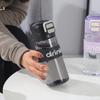 Water bottle new high value portable double drinking cup large capacity anti drop plastic bounce cup portable outdoor sports kettle wholesale